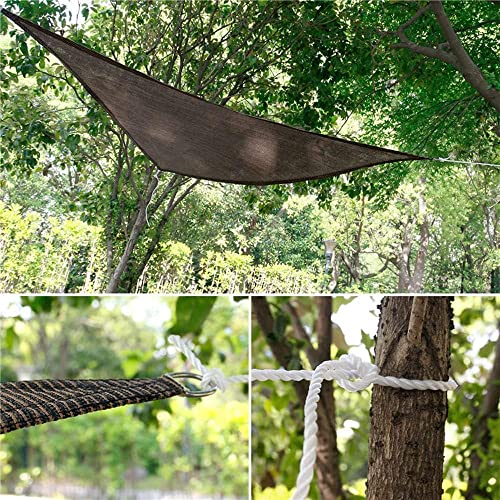 Voile d'ombrage robuste 5x5m en maille de qualité commerciale