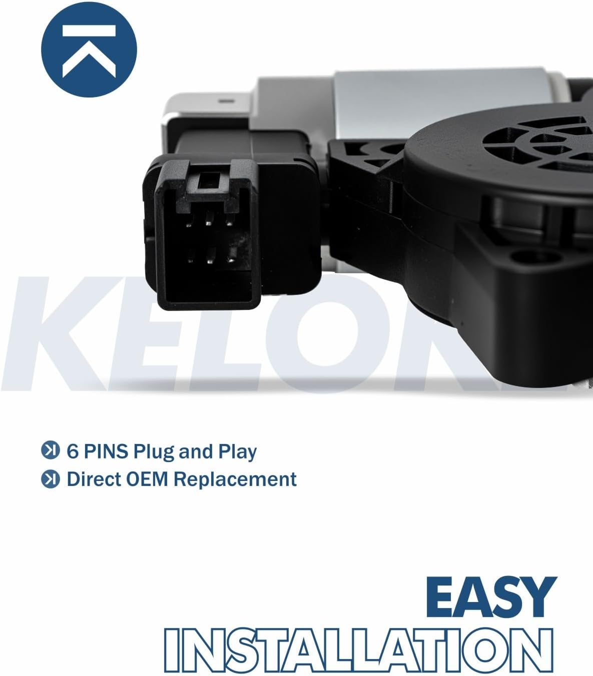 KELOKE Power Window Lift Motor Compatible with Mazda 3 2004-2009, 5 2012-2014, 6 2003-2008, CX7 2007-2012, CX9 2007-2015, RX8 2008-2011, Front Left Driver Side, Replace# GJ6A5958XF D6515958XB 742-801