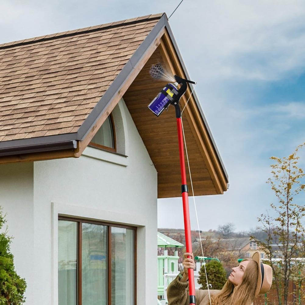 DINHEAROM 4-tlg. Sprühdosendüsen Set - Verlängerungsaufsätze Für Sprühdosen | Ideal Für Auto-Klimaanlagen Reinigung & Lackarbeiten