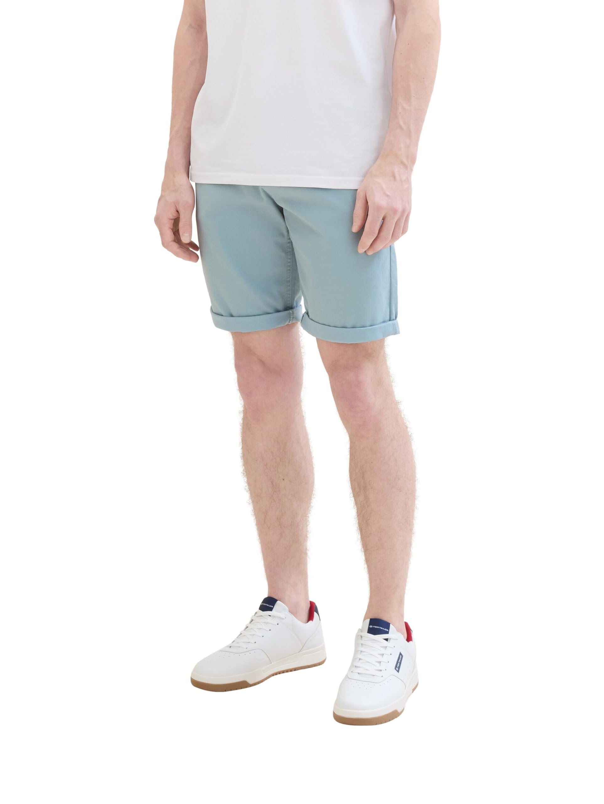 TOM TAILOR Men's Slim Chino Bermuda Shorts with Stretch