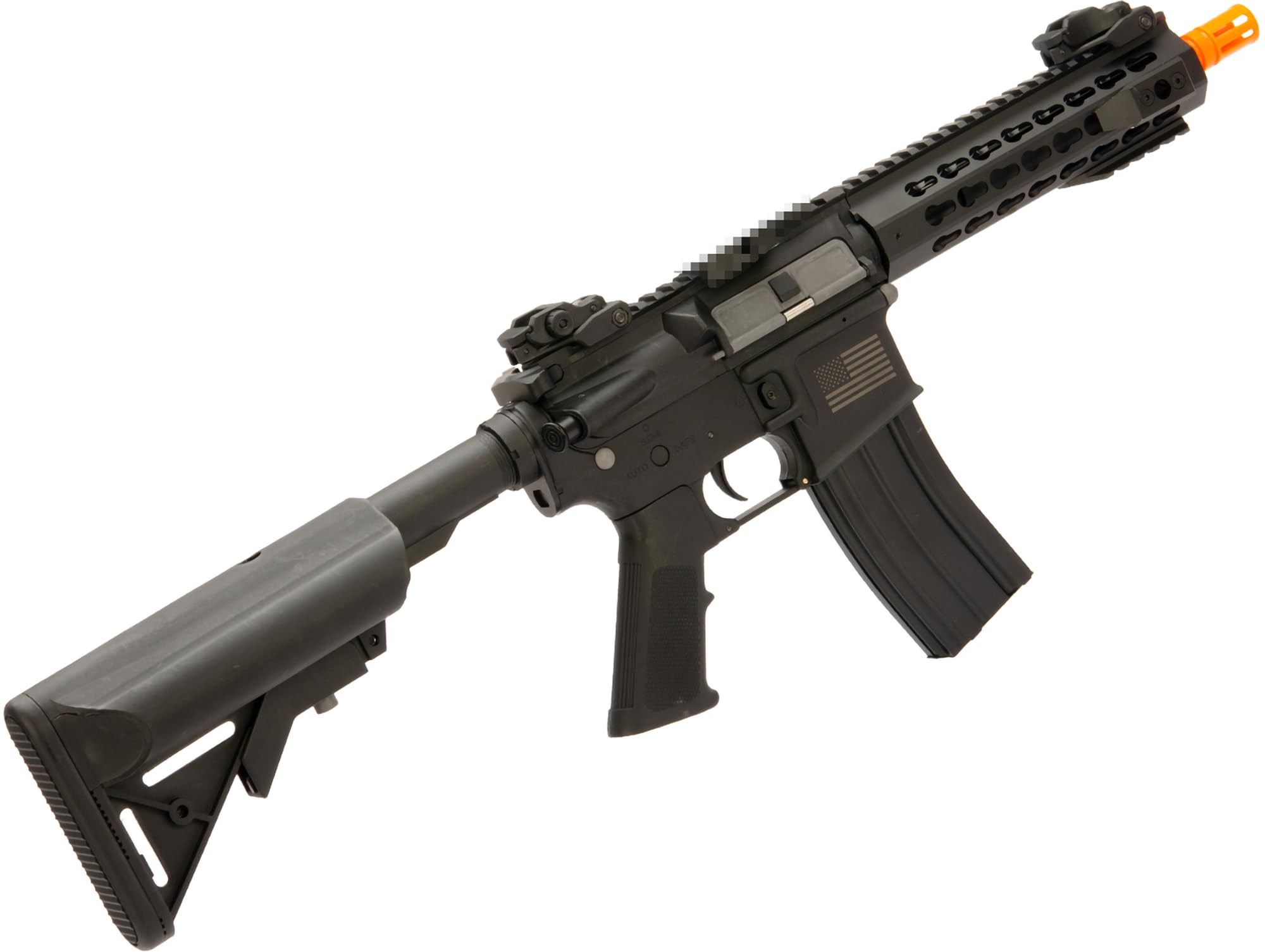 Evike Airsoft - Matrix/S&T Sportsline M4 RIS AEG Airsoft Rifle w/ G3 Micro-Switch Gearbox (Model: Black Keymod 8