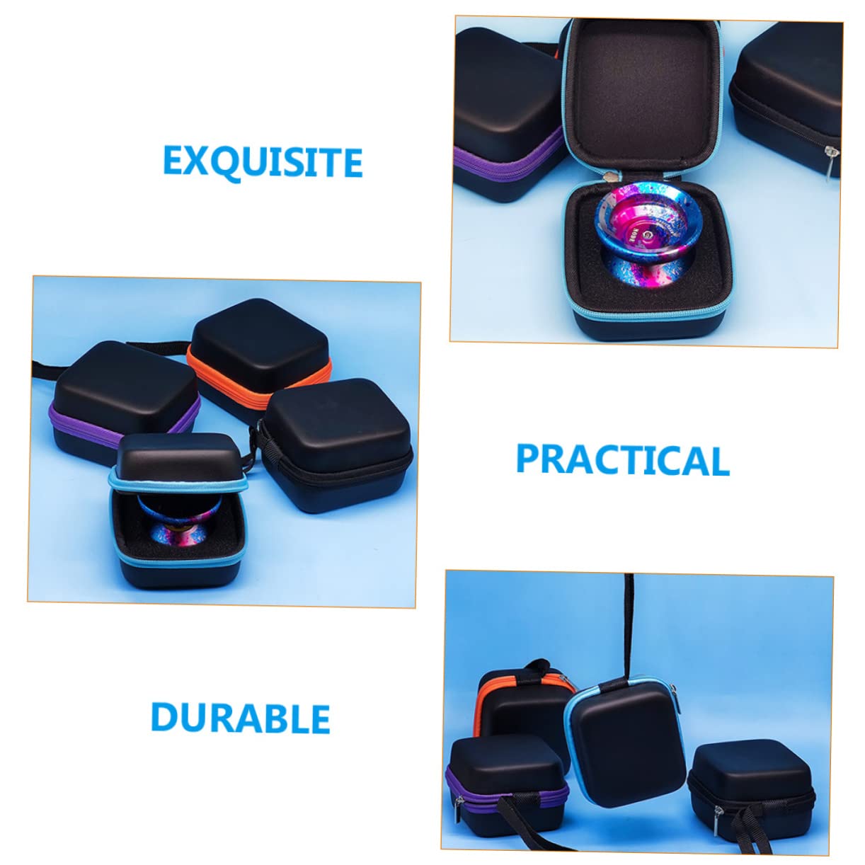 VICASKY 5pezzi Borsa Di Trasporto Per Yo-yo Resistente Custodia Compatta Per Giocattoli Facile Da Trasportare e Pratica Con Accessorio Per Regali e Sorprese