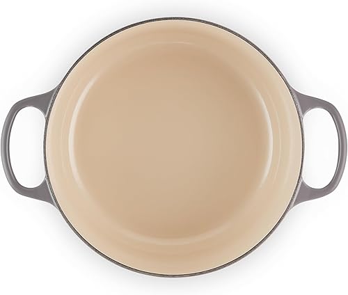 Miniatura 3 de Le Creuset Horno holandés redondo de hierro fundido esmaltado 9 cuartos de galón Ostión