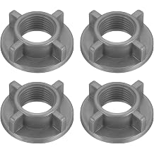 uxcell 4Pcs Faucet Mounting Lock Nut G1/2 ABS Plastic Lock Nuts Sink Parts