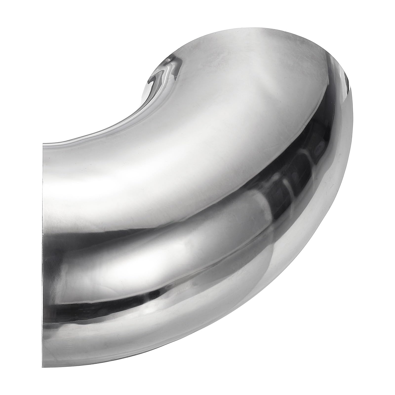 PATIKIL Codo curvado a mandril 90 grados 102mm OD Codo escape acero | conector tubería escape 304 acero inoxidable, para tubería escape barandilla escalera HVAC