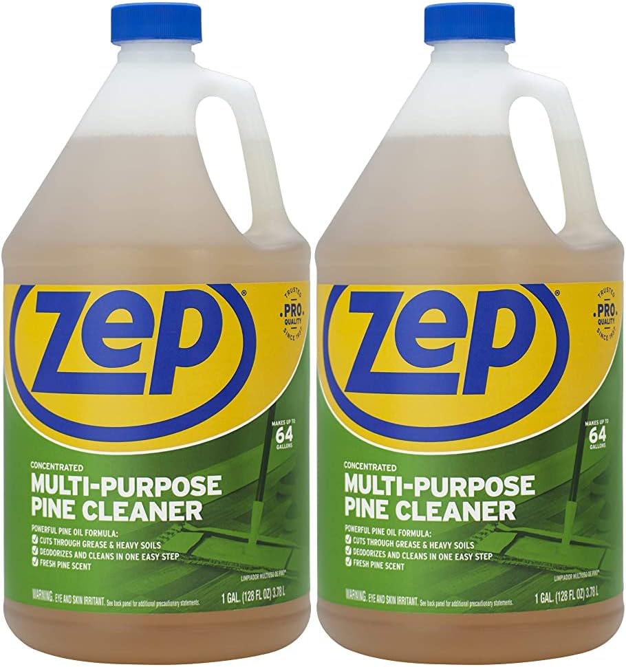 Concentrated Multi-Purpose Pine Cleaner - 128 oz (Pack of 2) ZUMPP128 - Multi-Purpose Cleaner for Professional, Commercial and Household Use, From the Bathroom to Kitchens and Dining Rooms