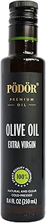 PÃ–DÃ–R Premium Olive Oil (Extra Virgin) - 8.4 fl. Oz. - Cold-Pressed 100% Natural Unrefined and Unfiltered Vegan Gluten-F...