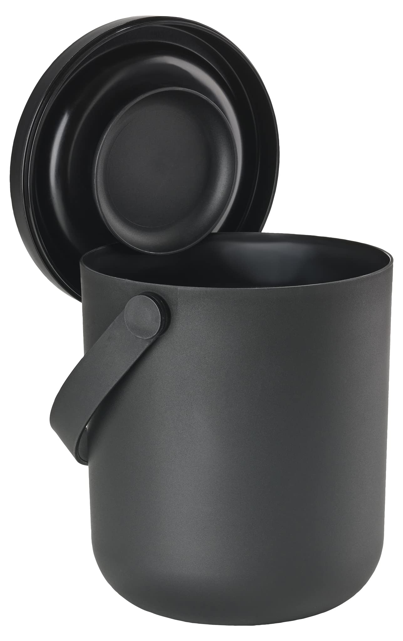 Zone Denmark Circular Bio kosz na śmieci, średnica 16 cm, wysokość 19,5 cm, 3 litry, czarny