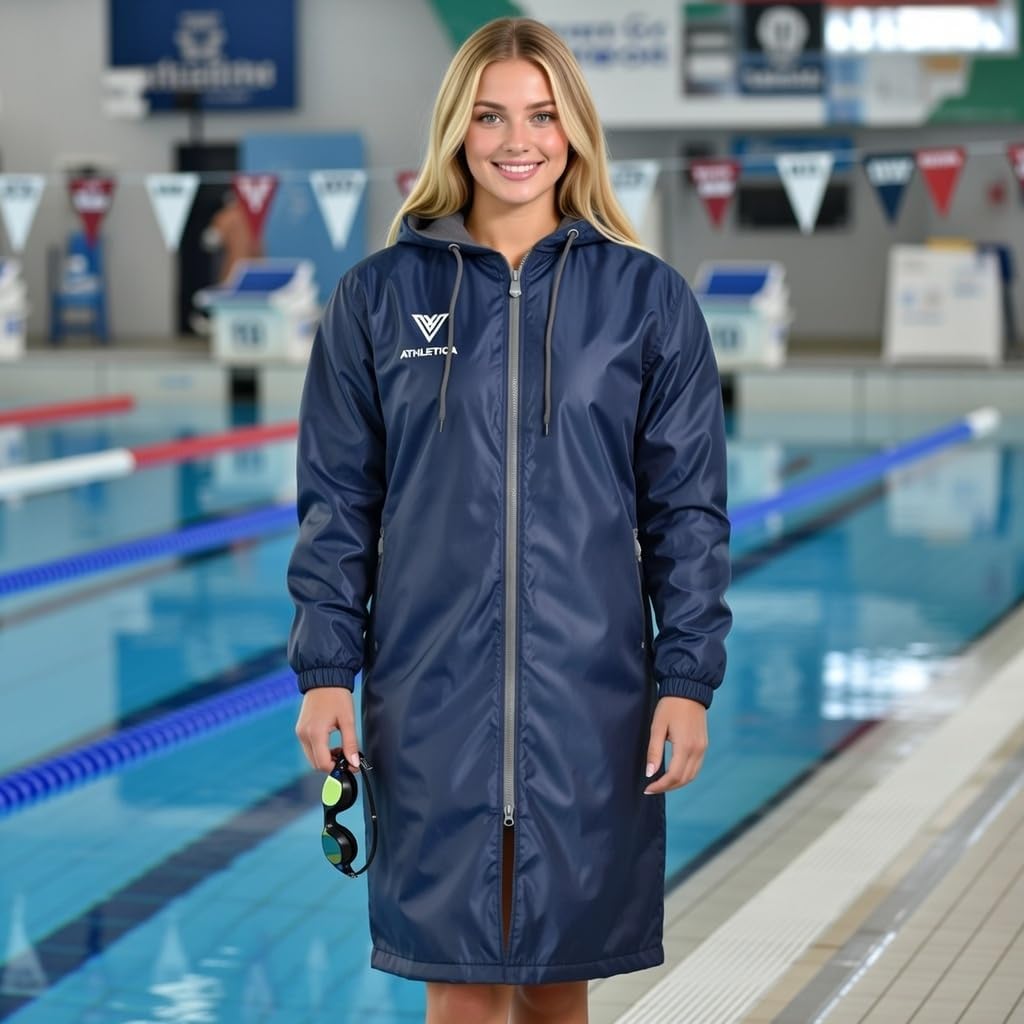 Swim Parka - Unisex Parka for Adults and Children - Soft Fleece Interior