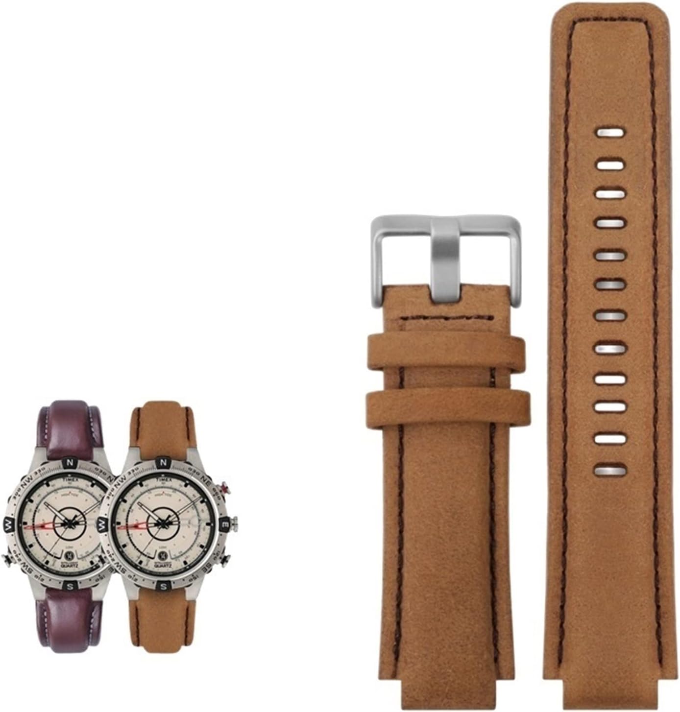 Canvas watchband men suitable for timex tide compass T2N720 T2N721 T2N739 Nylon Watch Band 24x16mm