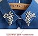 Detachable Half Shirts False Collar Denim Crystal Diamond Embellished Collar for Women Girls (Design-b,One Size)