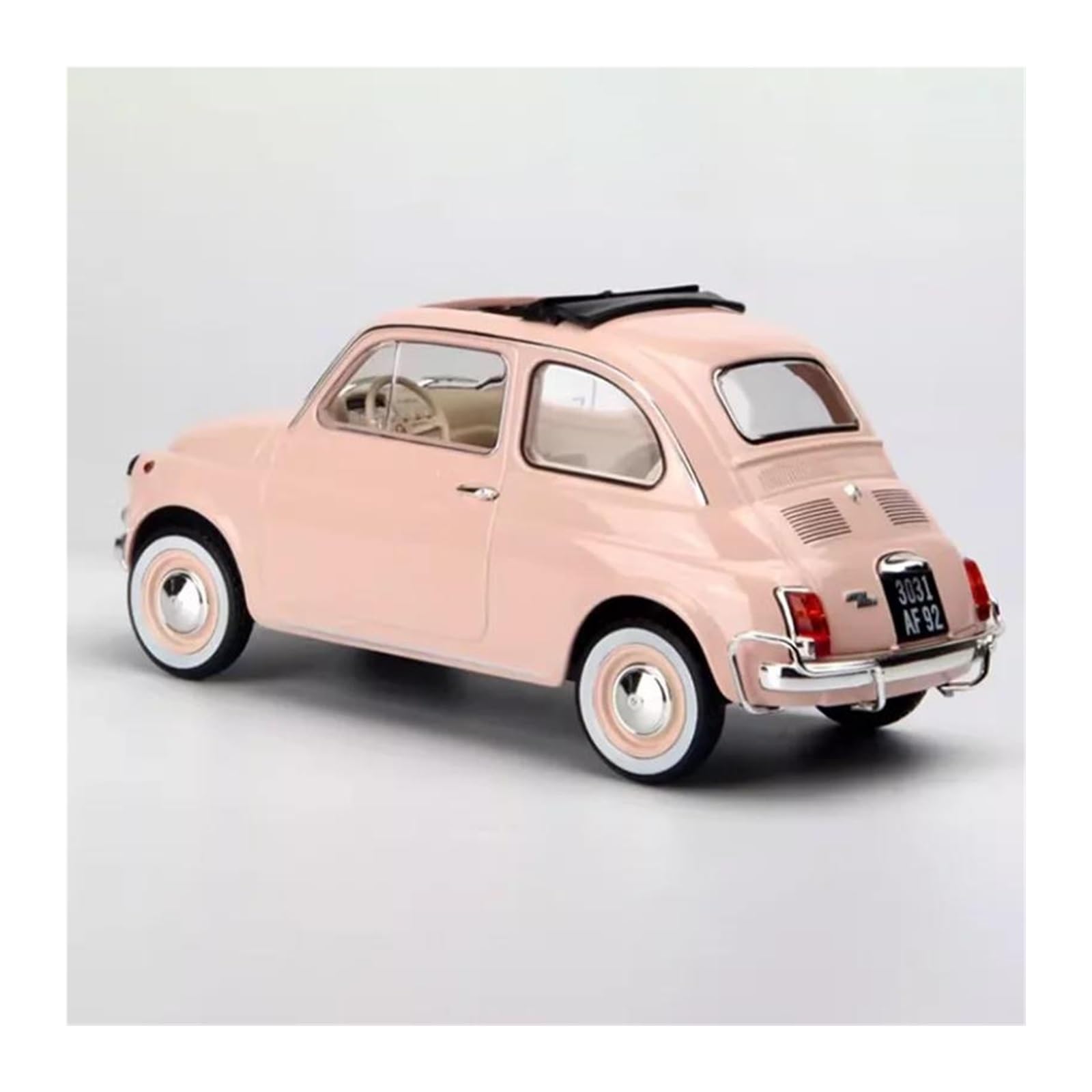 1 18 per la collezione di modelli auto in metallo pressofuso 500L del 1968 espositore da tavolo statico per souvenir
