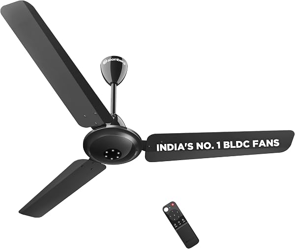atomberg Efficio Alpha 1200mm BLDC Ceiling Fan with Remote Control | BEE 5 star Rated Energy Efficient Ceiling Fan | High Air Delivery wi...
