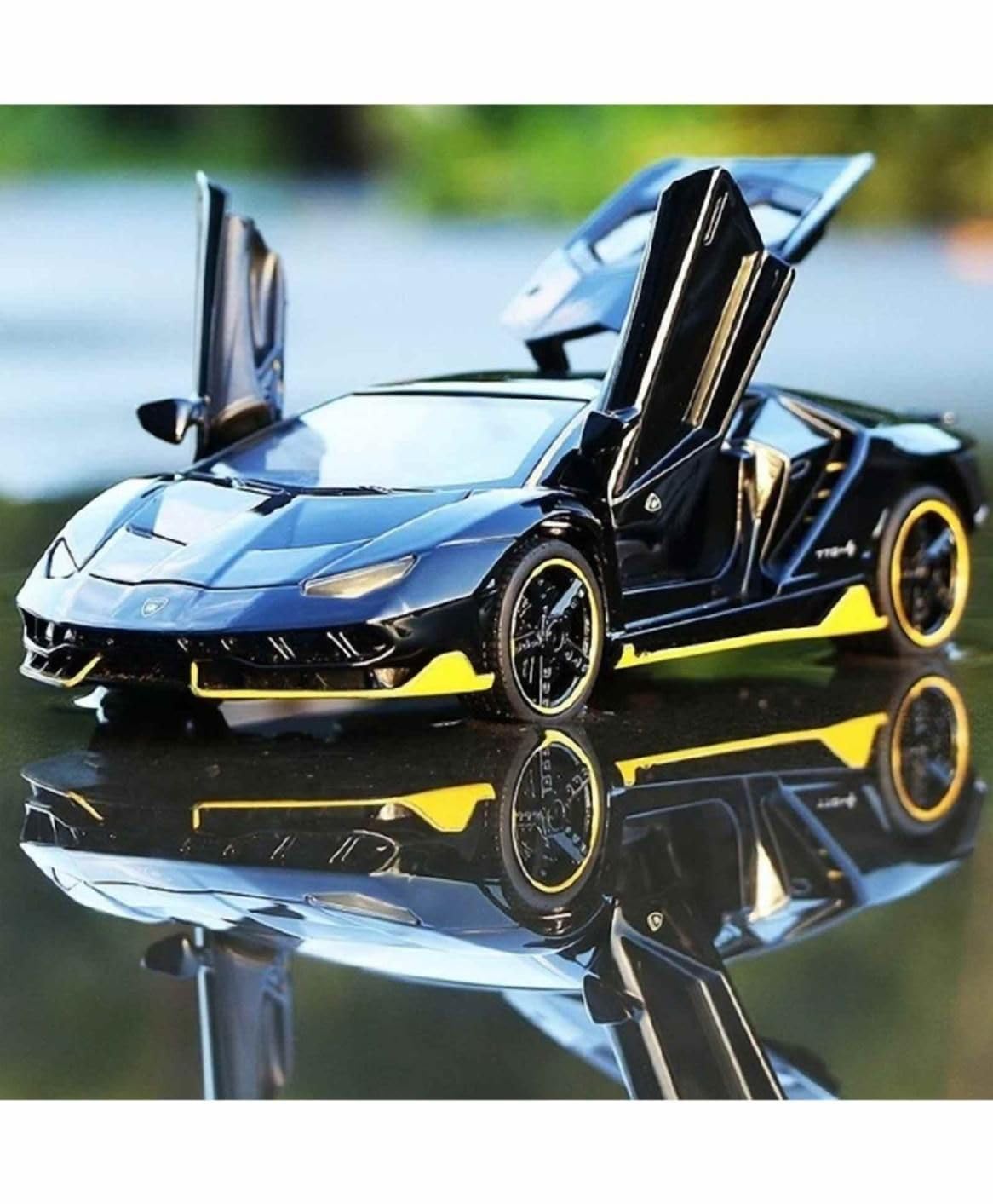 DREAMY DEN Lamborghini Car Toy 1:32 Scale | Die-Cast Metal Pull
