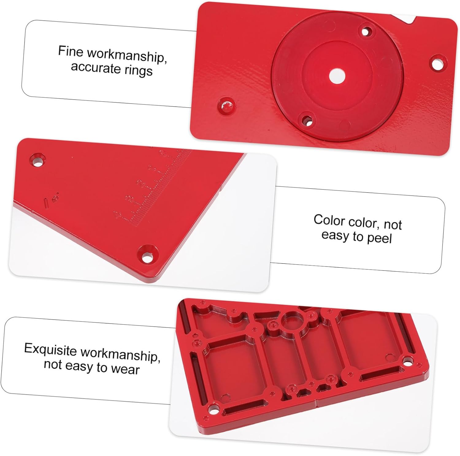 Woodworking Router Table Insert Plate Aluminum Alloy Flip Board Trimming Machine Board for Engraving Machine