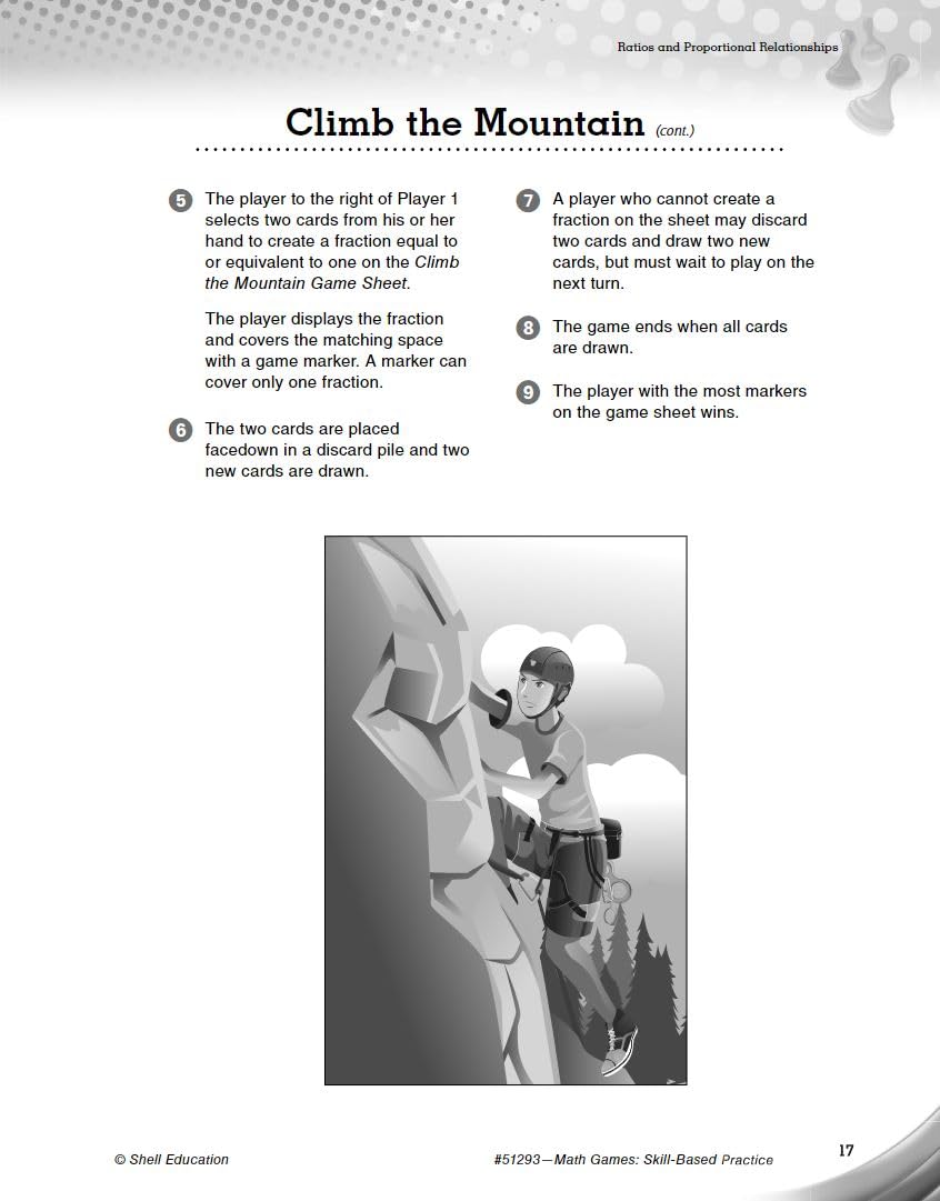 Math Games: Skill-Based Practice for Sixth Grade