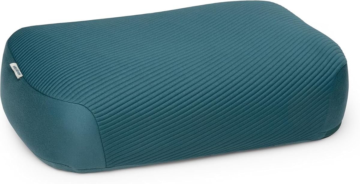 Memory Lux Inflatable Memory Foam Camping Pillow, Large, Mediterranean
