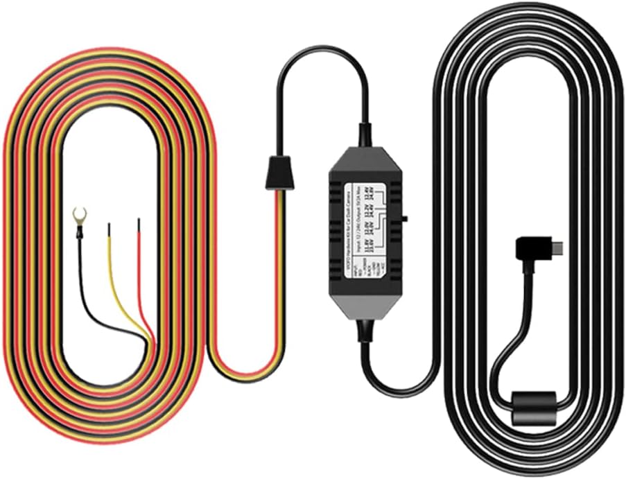 HK3 ACC Hardwire Cable for A129, A129 Plus, A129 PRO, A129 IR, A119 V3, Enables Parking Mode, Low Voltage Protection (Fuses need to be purchased additionally)