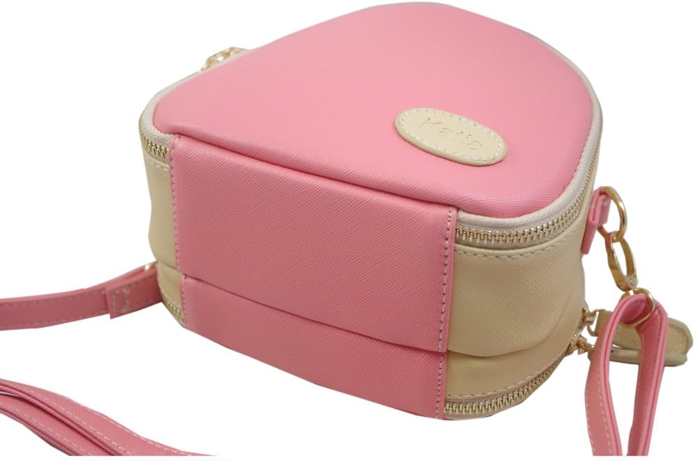 Katia Camera Case Compatible for Fujifilm Instax Mini 11/9/ 8/ 7S/ 90 Instant Film Camera, Zipper Universal Bag for Polaroid Snap Touch Canon Ivy Mini CLIQ+ Mobile Portable Photo Printer - Pink