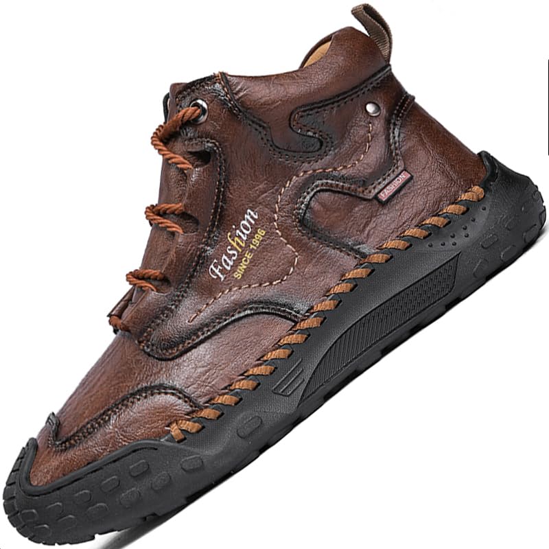 Mens Boots For Men High Top Sneakers Chelsea Leather Shoes Casual Men's Black Yellow Brown Size Boot Man Shoe Formal Oxford