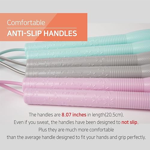 Miniatura 6 de Cuerda de saltar para hombres y mujeres  Cuerda de saltar de ejercicio de velocidad para entrenamiento de fitness entrenamiento para todas las