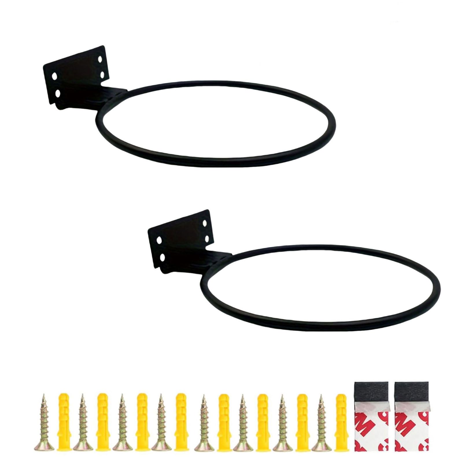 2 Pack Foldable Ball Storage Wall Mount Basketball & Football Holder, Space-Saving Wall Ball Organizer