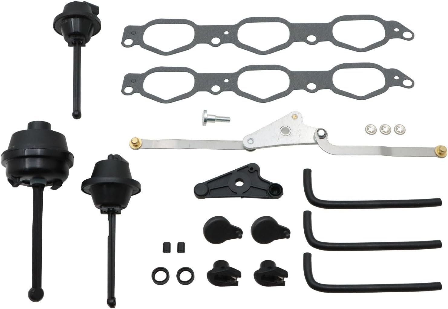 SecosAutoparts Intake Manifold Air Flap Runner&metal Arms Bearing Repair Kit Compatible with Mercedes Benz C300 C350 GLK350 R350 SLK350 2006-2011# 2721402001 2721402201 2721402101