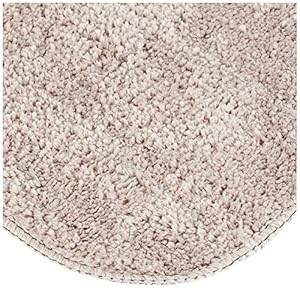 Amazon Brand - Solimo Anti Slip Microfibre Bathmat, 50cm x 80cm - Pack of 2 (Beige)