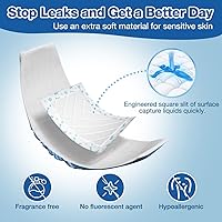 Vista 3 de Dono Dog Diaper Liners, Super-Absorbent Dog Booster Pads 60ct Disposable Doggie Diapers Inserts Fit Washable Dog Diapers Female, Male Dog Belly