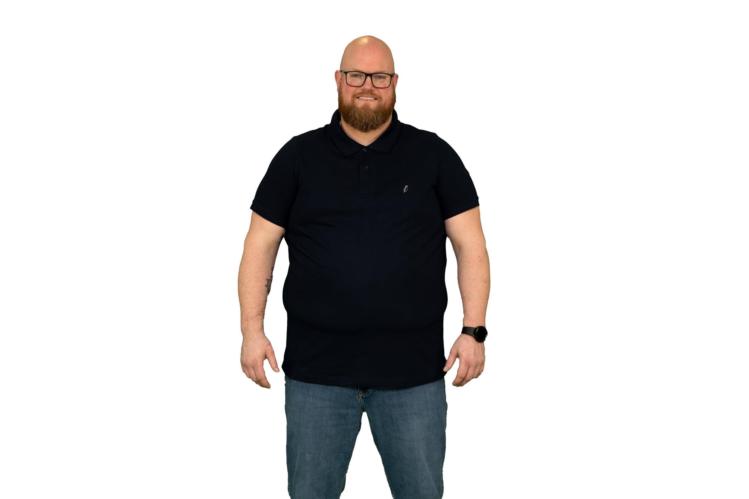 Alca - Polo para Hombre de Manga Corta y Talla Grande (Tallas 2XL-8XL)