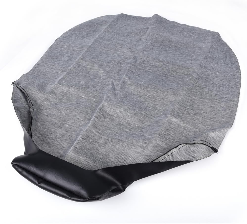 ALLGOOD Seat Cover, Compatible with Kawasaki Bayou 220/400 1993 1994 1995 1996 1997 1998 1999, Replacement Leather Seat Cover Seat Base, Marine Vinyl, Black