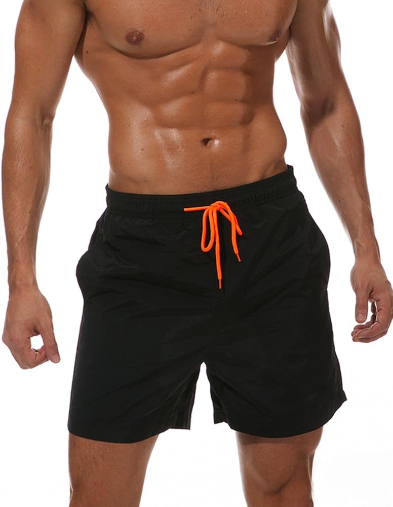 Gopune Mens Quick Dry Beach Short Swim Trunks with Mesh Lining | 