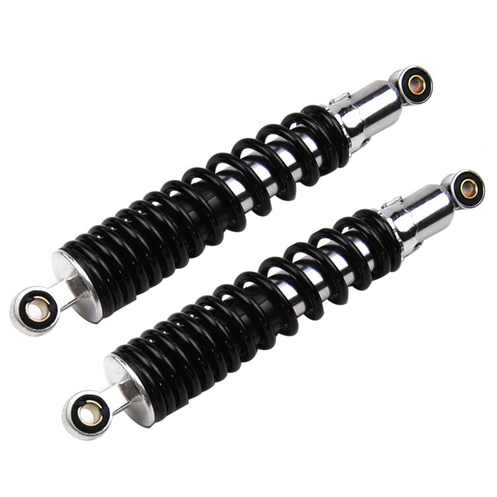 SH-RuiDu Motorcycle Rear Shocks Absorber, 1 Pair Metal Spring Rear Shocks Absorber Motorbike Shocks Damper Spring Rear Suspension Shock Absorber Motorcycle Accessories Replacement Parts (13.38in)