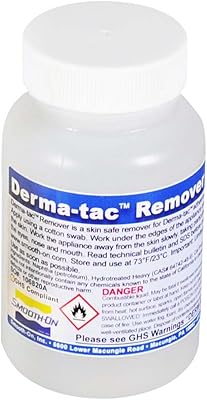Smooth-On Derma-tac Remover - Silicone Adhesive Remover - 4 Ounce Bottle