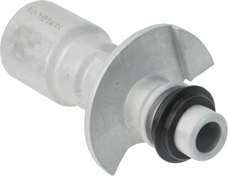 Tubo do resfriador de óleo do motor URO Parts LR028136PRM em alumínio com O-ring – 1 unidade