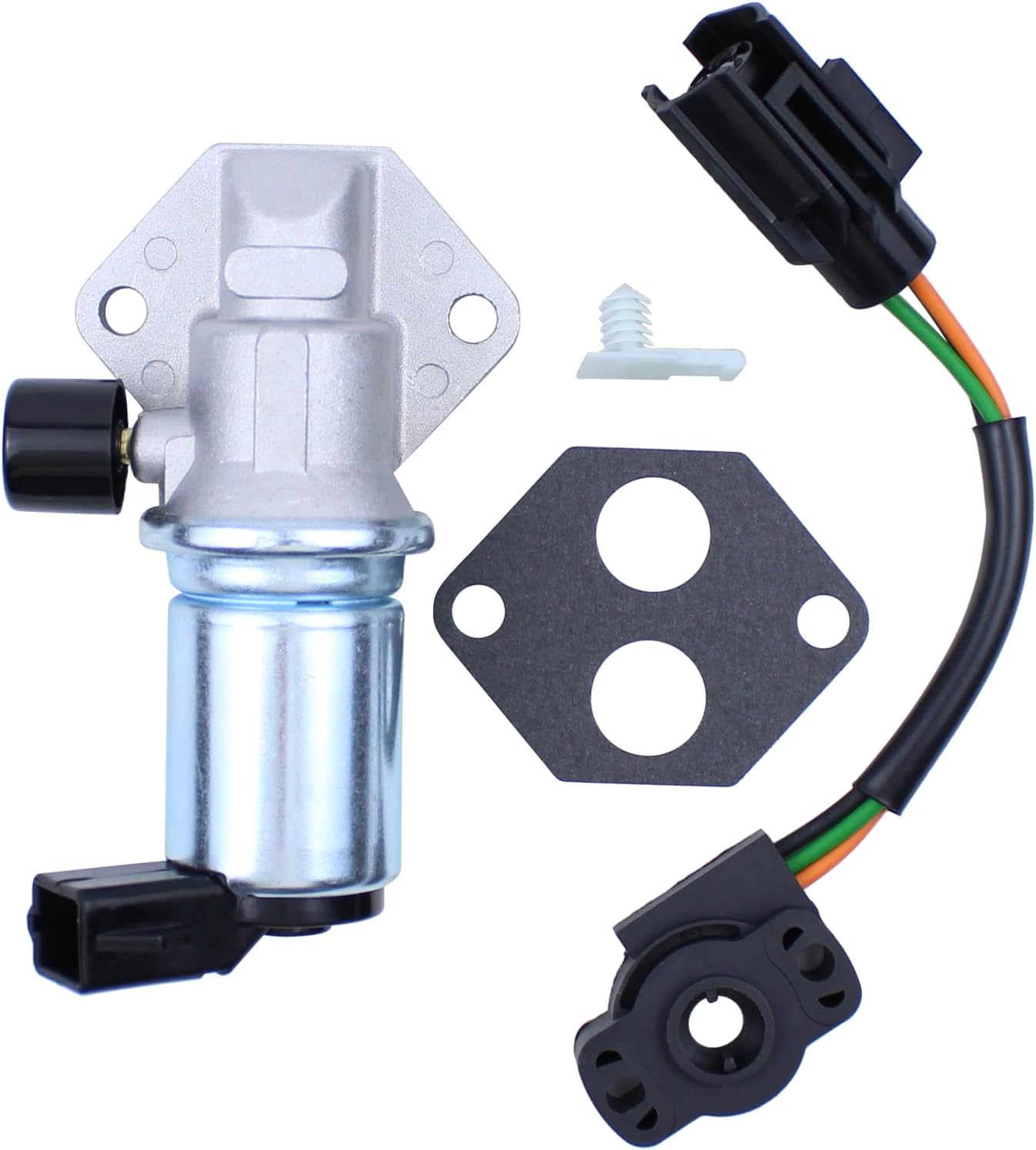 MOTOKU TPS Throttle Position Sensor and IAC Idle Air Control Valve for Ford Bronco F-350 F-250 F-150 E-350 E-250 E-150 Econoline Club Wagon 1994-1996