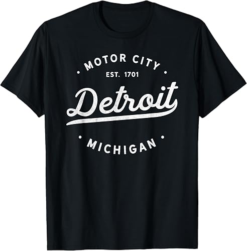 Classic Retro Vintage Motor City Tee