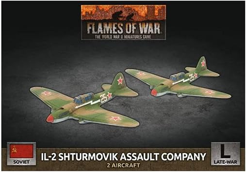 Flames of War Late War Soviet IL-2 Shturmovik Assault Company SBX77