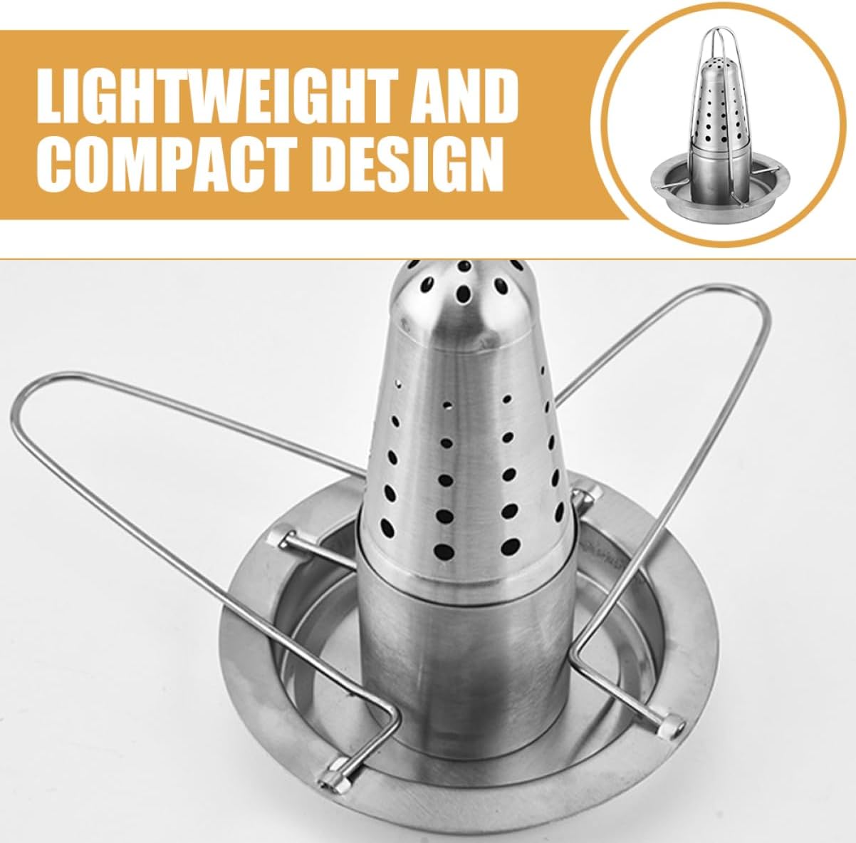 Grilled Chicken Rack Tray Roasting Rack Chicken Leg for Grill Bbq Tool