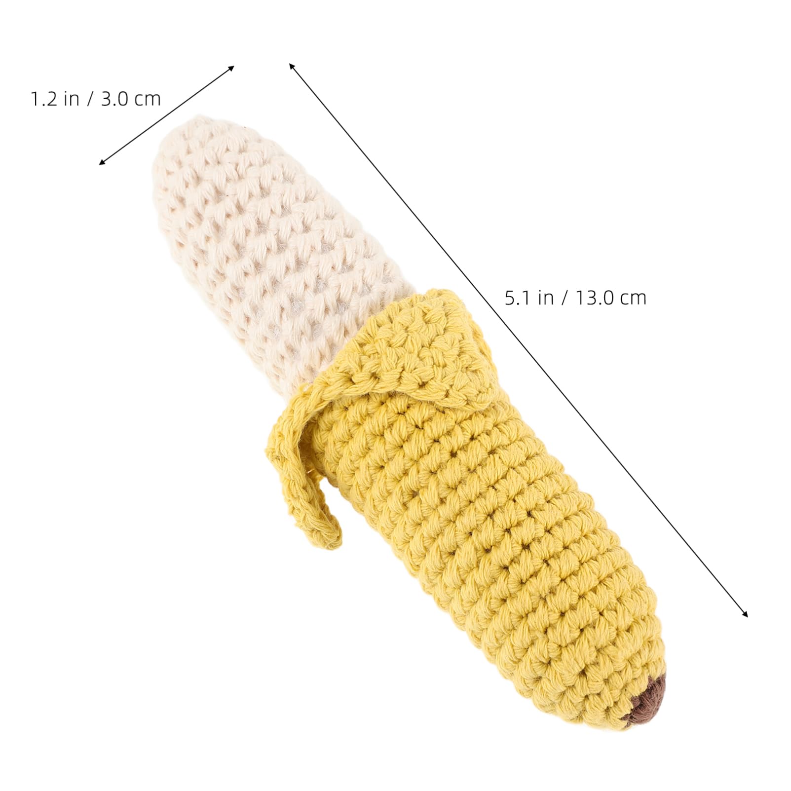 SUPVOX Hand Bell Toy Baby Teething Banana Rattle Toys Wrist Rattles for Boys Girls