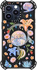CASETiFY Bounce IPhone 16 Pro Max Case [Shockproof / 21.3ft. 6X Military Grade Drop Protection/Compatible With Magsafe] - Cheetah Paradise Pink - Clear Black - View #6