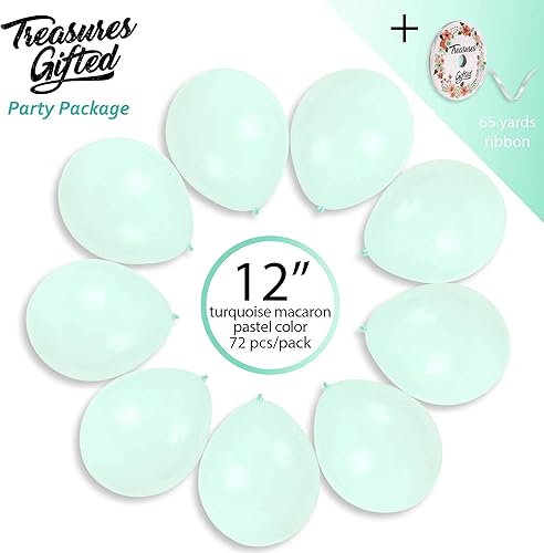 Vista 55 de Treasures Gifted Globos de color rosa claro macarrón, globos rosa pastel, globos rosa bebé de 12 pulgadas, globos rosa rubor, globos rosas grandes