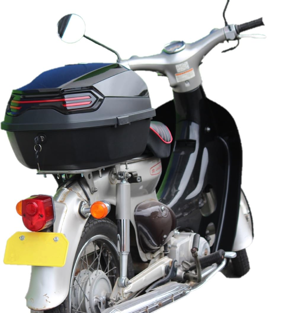 Amazon | バイク用 リアボックス トップケース 40L 【ブラック】軽量