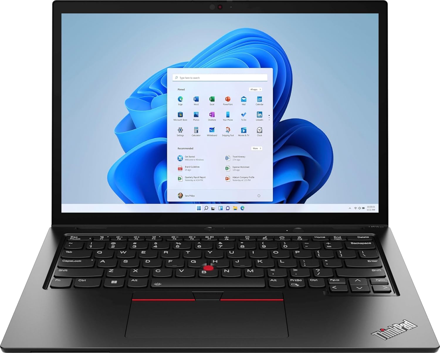 Lenovo ThinkPad L13 Yoga Gen 2, ordinateur portable professionnel 2 en 1, Intel Core i5-1145G7, écran tactile FHD 13,3", 16 Go de RAM, 256 Go SSD, stylet, Windows 11 Pro (renouvelé)
