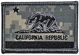Flag of California State Bear Flag 2x3 Military Patch / Morale Patch (ACU)