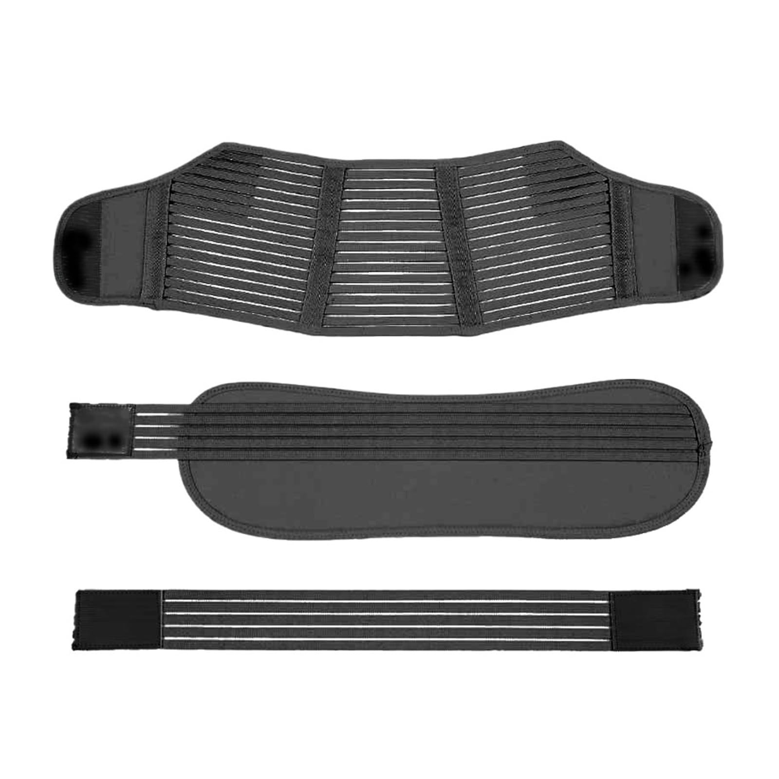Generico Cintura di supporto per la gravidanza 3 in 1 con corsetto post-parto, fascia addominale regolabile per alleviare il mal di schiena e favorire il recupero(Black,XL)
