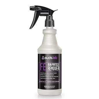Suds Lab FE Iron Particle Remover, Fallout Rust Remover Spray for Car Detailing, Safe on Car Paint, Motorcycle, RV & Boat Finishes 32 oz.