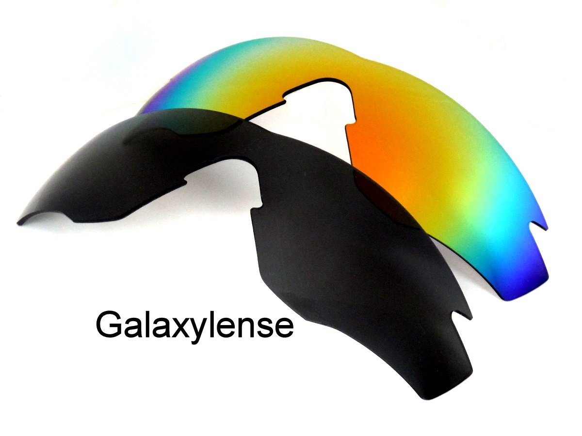 Galaxy Replacement Lenses For Oakley M2 Frame Black&Red Polarized 2 Pair FREE S&H