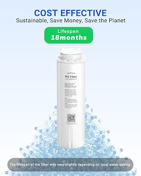 Ecoviva RO Filter Replacement Filter for MATE5