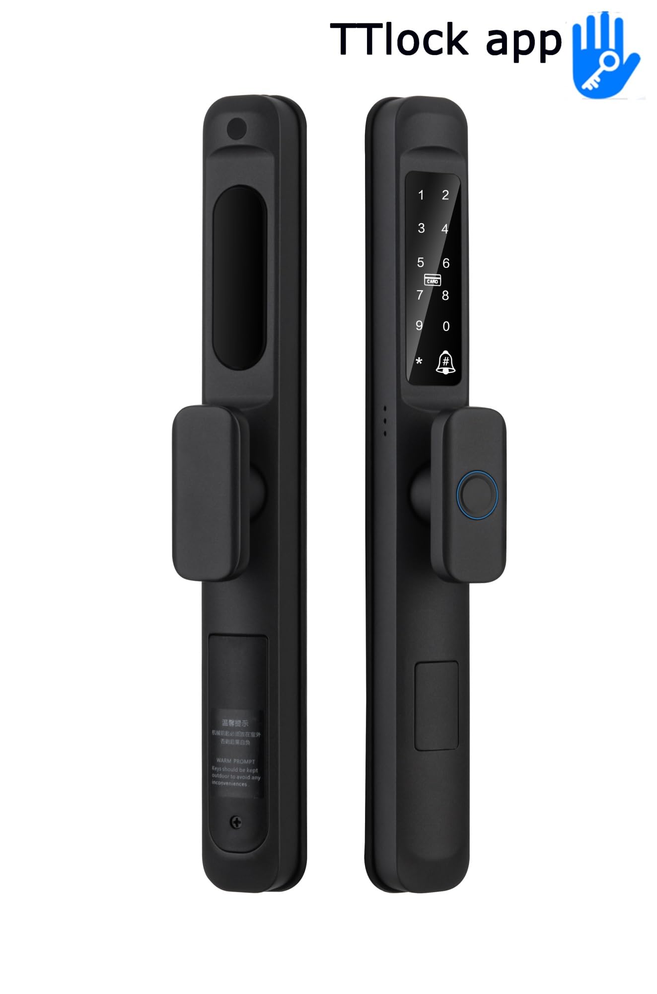 Digital Door Lock IP65 Waterproof Ttlock Fingerprint Smart Door Lock ...
